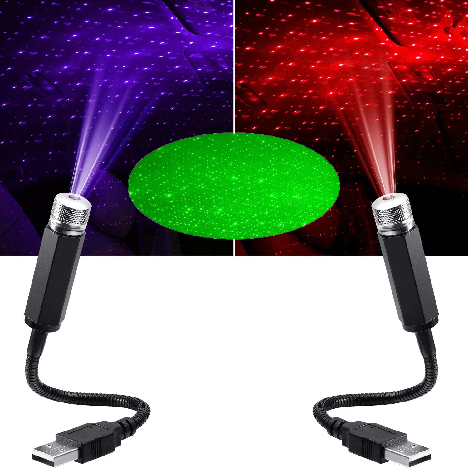 Night Light Projector Stars - Car Romantic LED Starry Sky Night