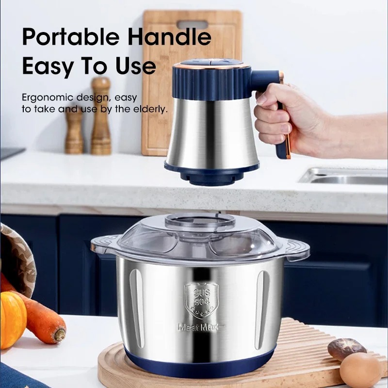 Baby Food Processor - Electric Meat Grinder 5L Large Capacity