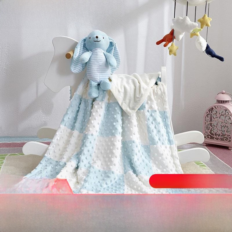 Baby Nursery Quilts - Double Layer Baby Soft Bean Blanket