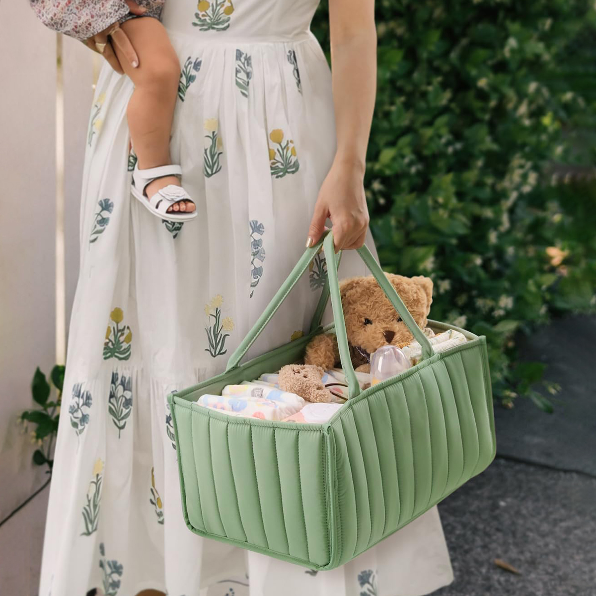 Baby Nursery Must Haves - Baby Diaper Caddy Organizer, Stylish Nursery