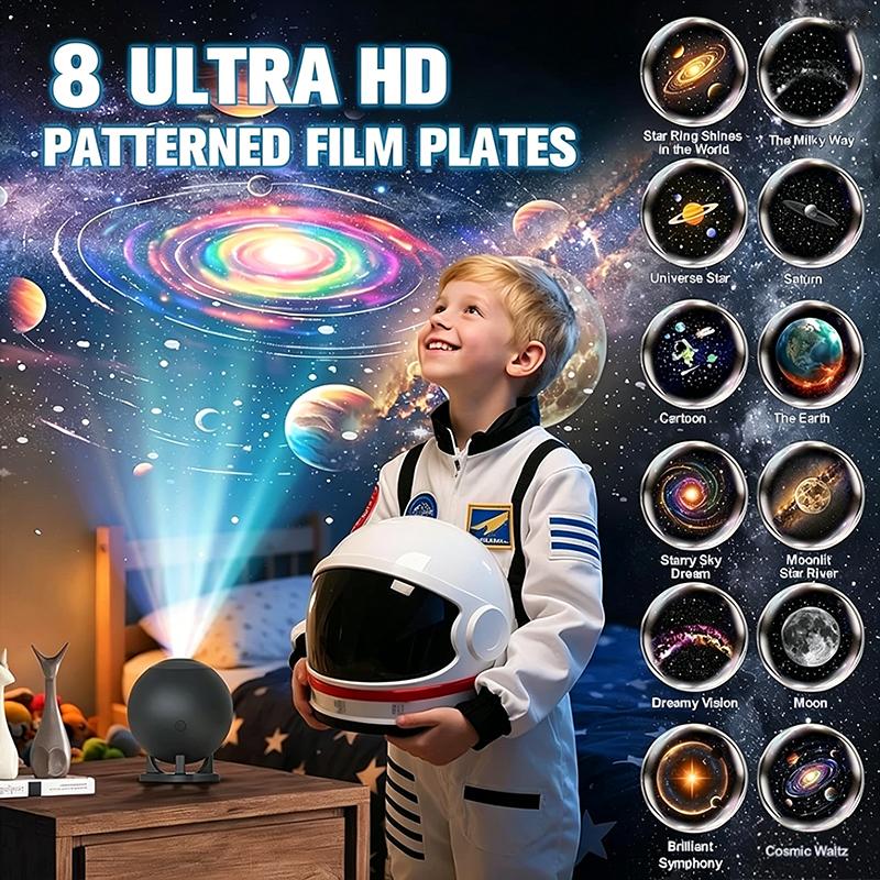 Night Light Projector Stars - Starry Sky Projector Light 8Modes LED