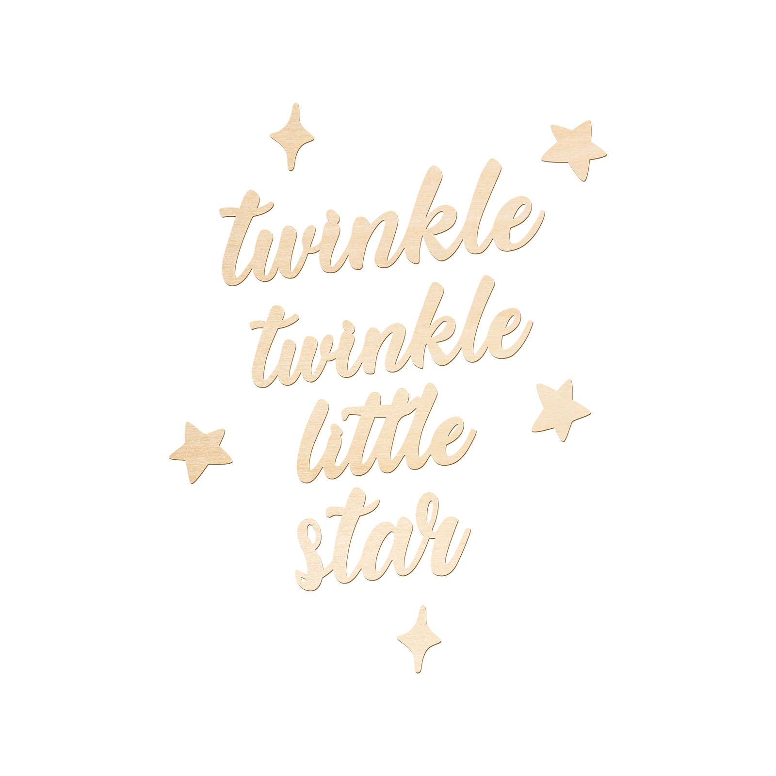 Twinkle Twinkle Little Star Wo - Baby Nursery Art ulasan dan harga