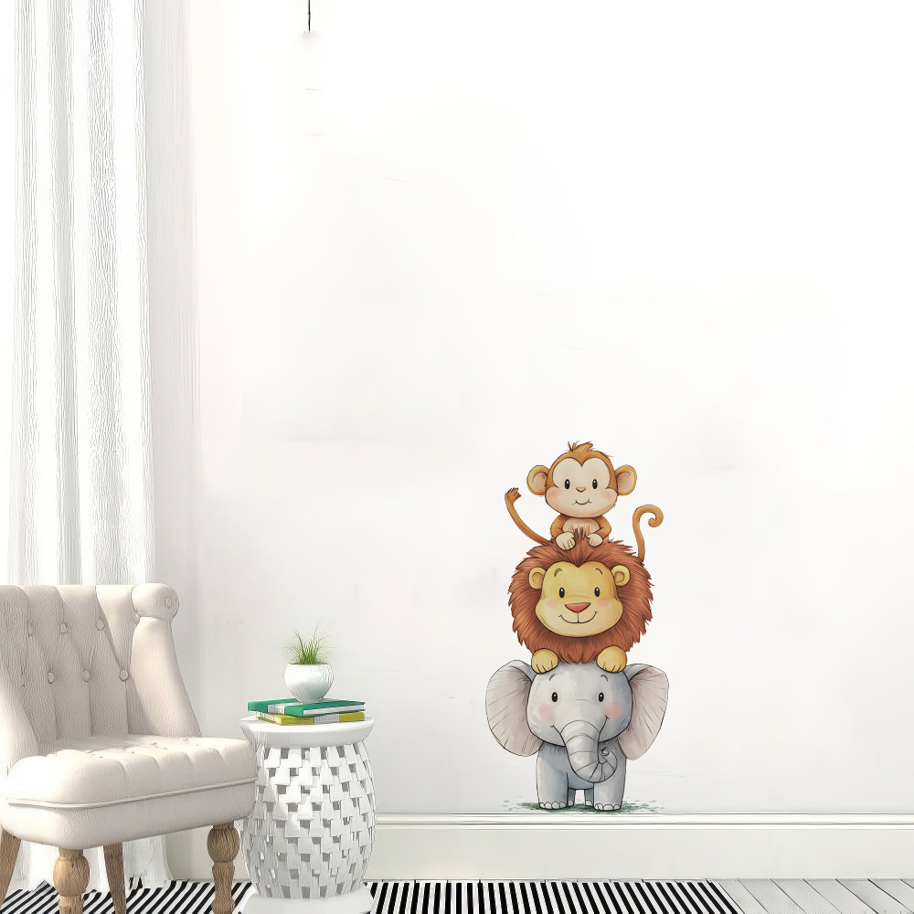 Cute Forest Animals Wall Stick - Baby Nursery Products ulasan dan harga