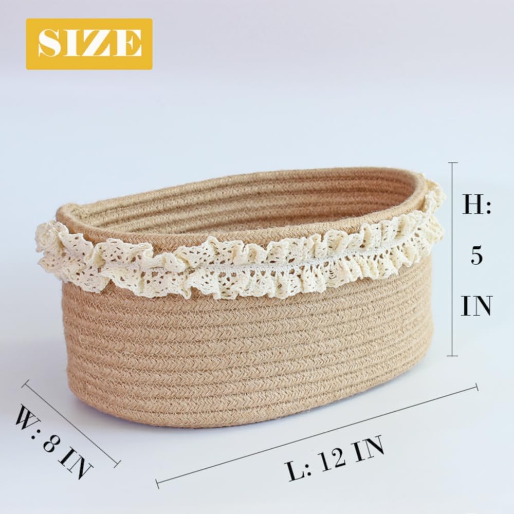 Small Brown Jute Woven Storage - Baby Nursery Products ulasan dan harga