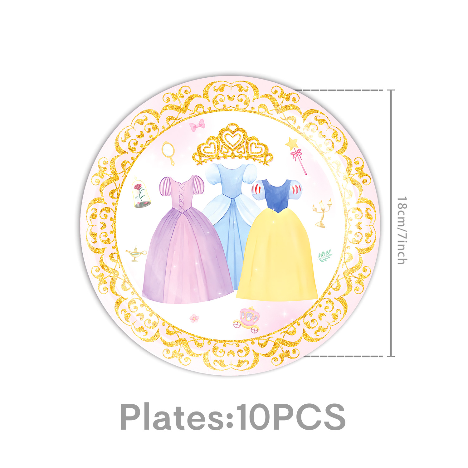 Princess Dress Girls Birthday  - Baby Nursery Decor Girl ulasan dan harga