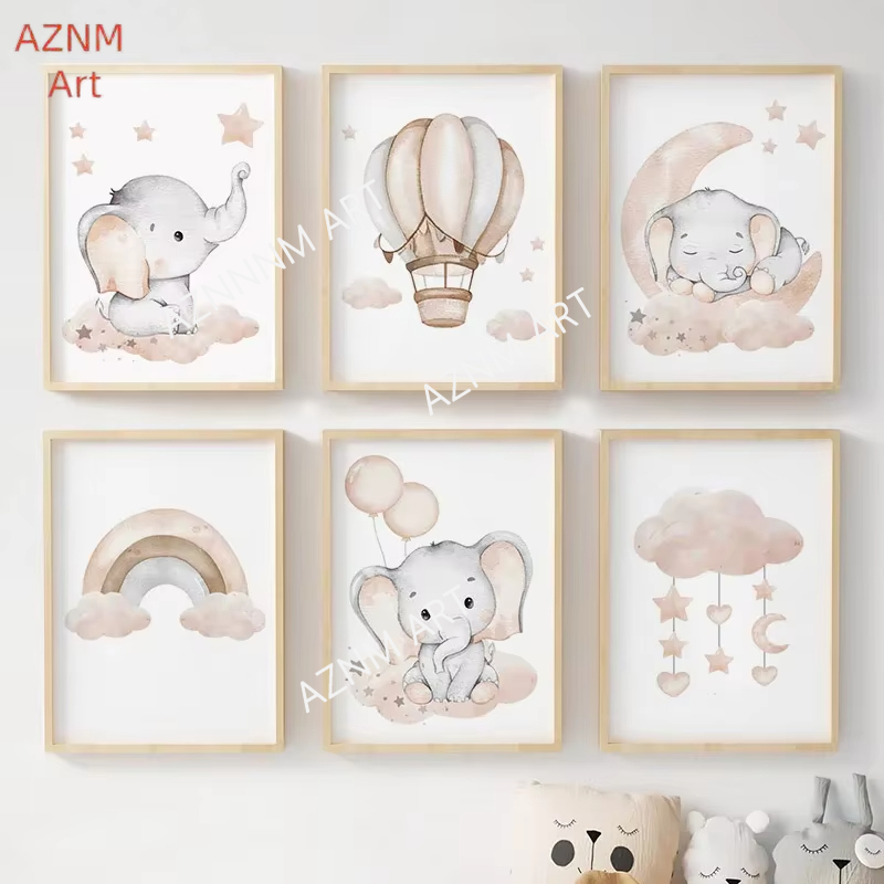 Elephant Balloon Rainbow Moon  - Baby Nursery Products ulasan dan harga
