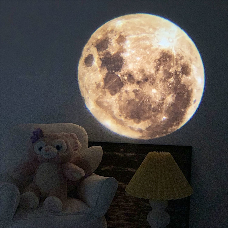 Aurora Moon Galaxy Projection  - Night Light Projector Stars ulasan dan harga