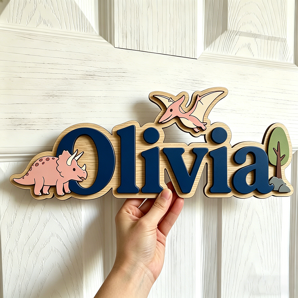 Personalized Dinosaur Name Sig - Baby Nursery Decorations ulasan dan harga