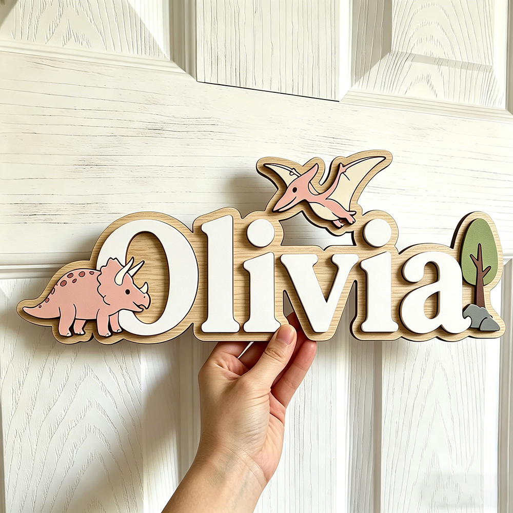Personalized Dinosaur Name Sig - Baby Nursery Decorations ulasan dan harga