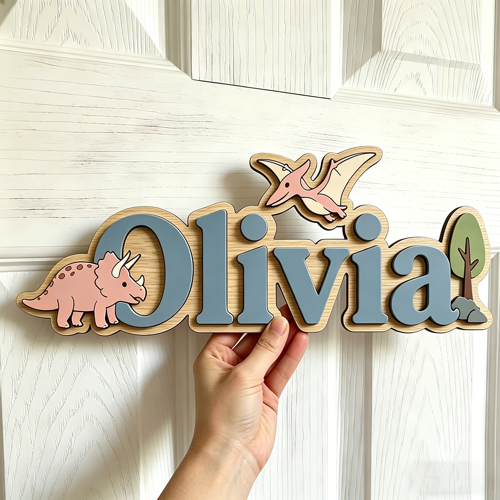 Personalized Dinosaur Name Sig - Baby Nursery Decorations ulasan dan harga