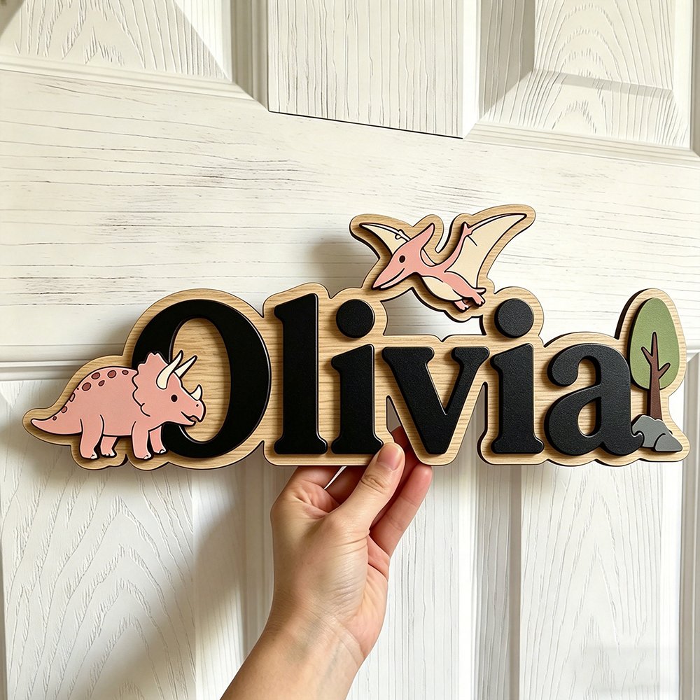 Personalized Dinosaur Name Sig - Baby Nursery Decorations ulasan dan harga