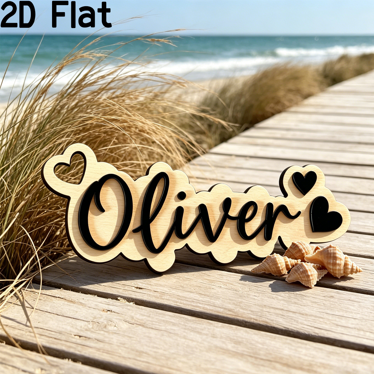 1Pc Custom Love Decor Wooden A - Baby Nursery Decorations ulasan dan harga
