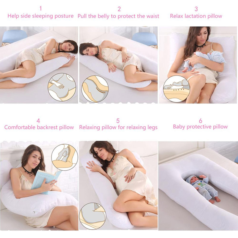 Pregnancy Pillow 130*70cm Slee - Baby Nursery Pillow ulasan dan harga
