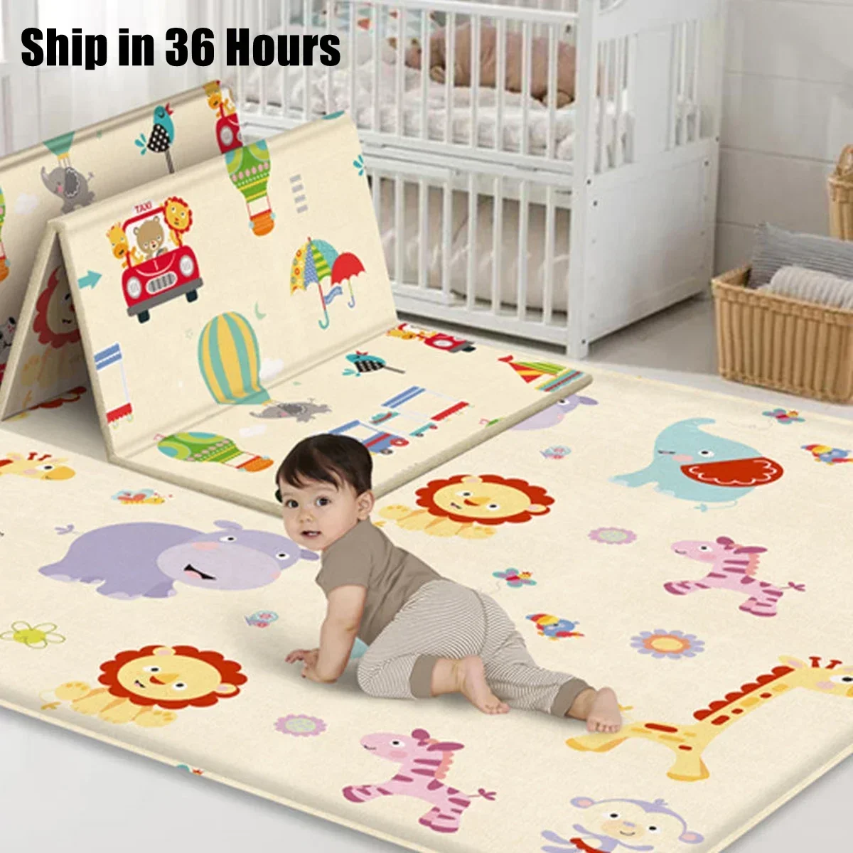 Educational Foldable Baby Play - Baby Nursery Mat ulasan dan harga