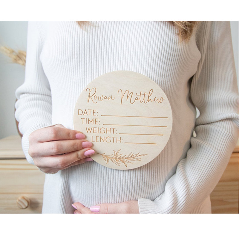 Wooden baby name sign Personal - Baby Nursery Hospital ulasan dan harga