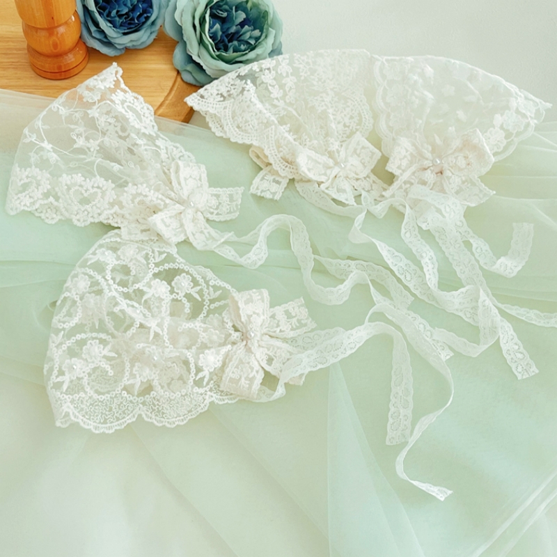 Lace Embroidery Baby Girl Head - Baby Nursery Embroidery ulasan dan harga