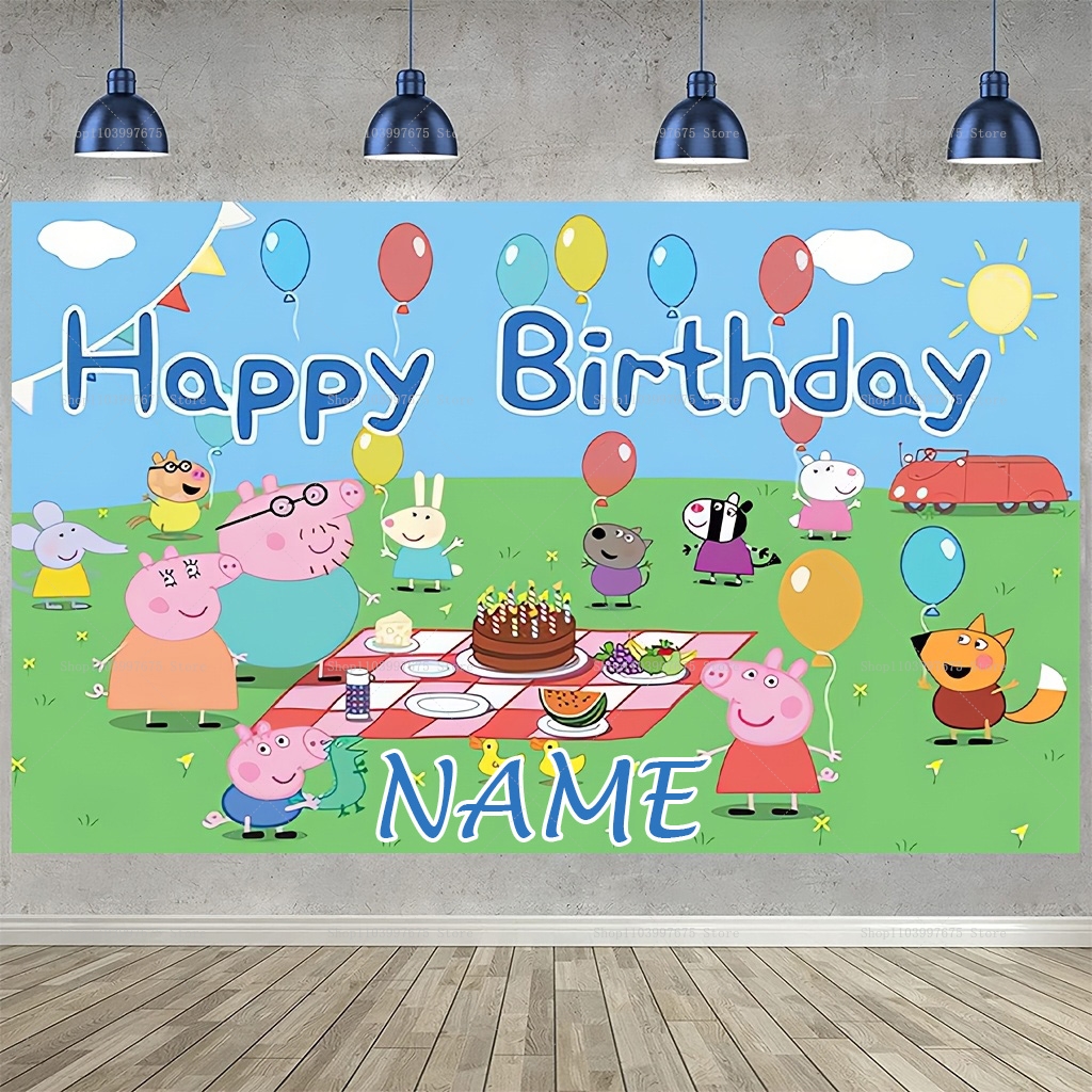 Custom Name Cartoon Peppa Pig  - Baby Food Processor ulasan dan harga