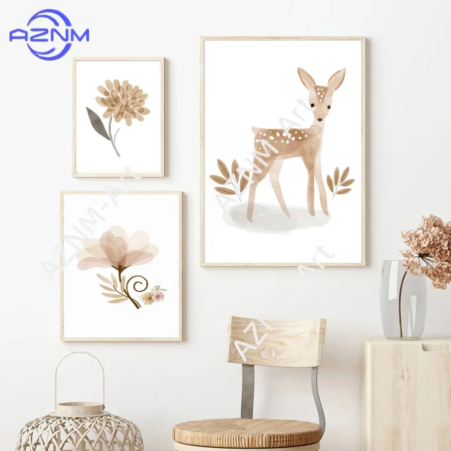 Boho Nursery Wall Art Canvas - - Baby Nursery Art ulasan dan harga