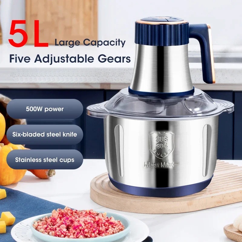 Electric Meat Grinder 5L Large - Baby Food Processor ulasan dan harga