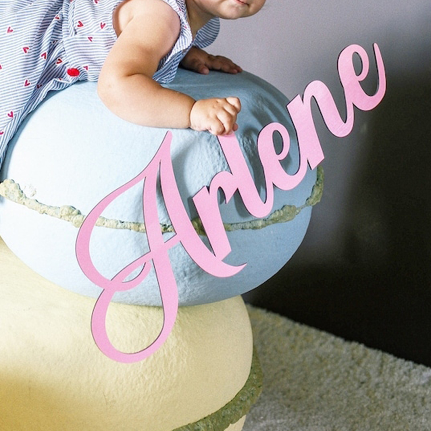 1pc Custom Wooden Name Sign,Cu - Baby Nursery Decor Girl ulasan dan harga