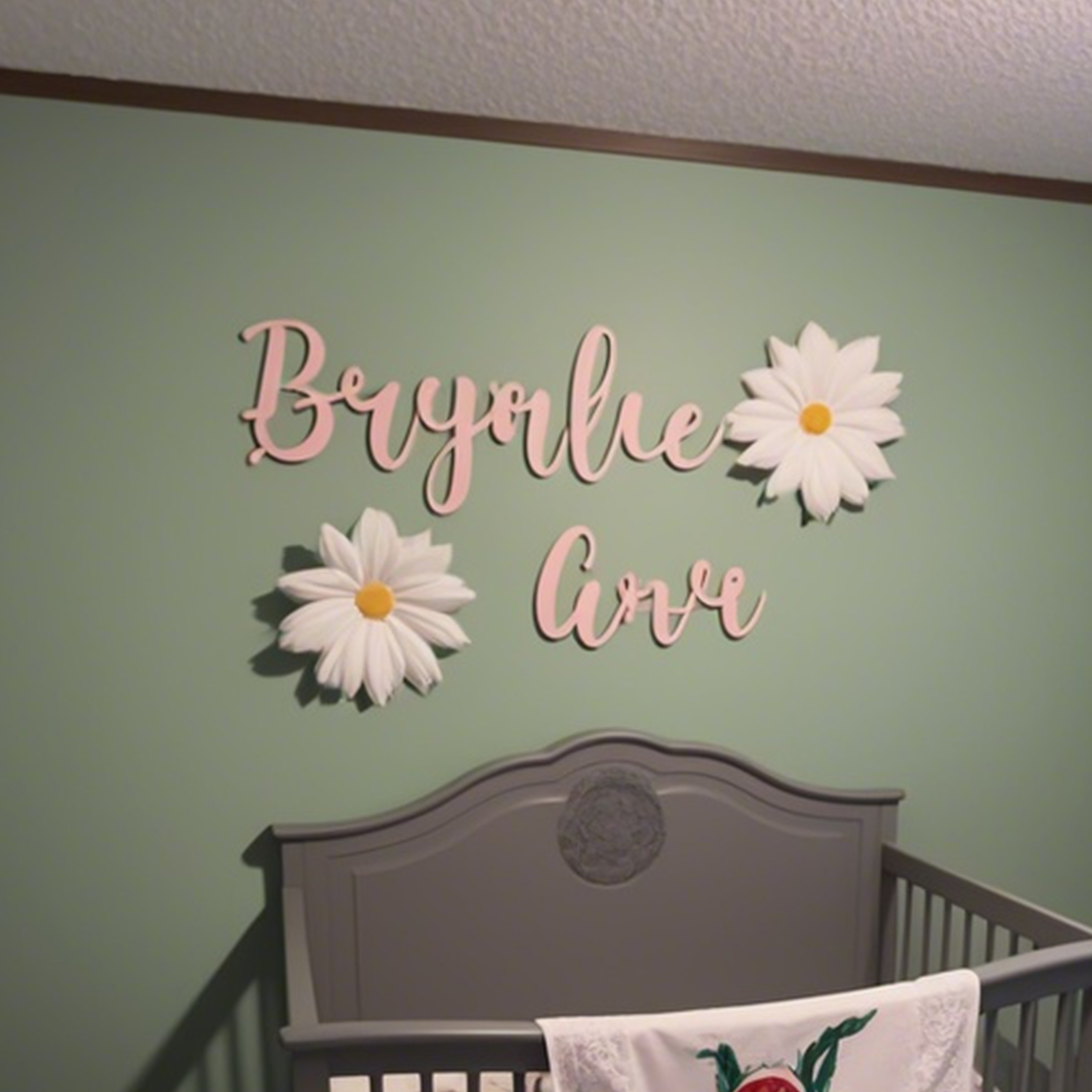1pc Custom Wooden Name Sign,Cu - Baby Nursery Decor Girl ulasan dan harga