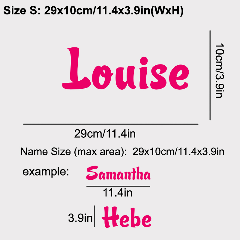 Personalized name vinyl decal  - Baby Nursery Labels ulasan dan harga
