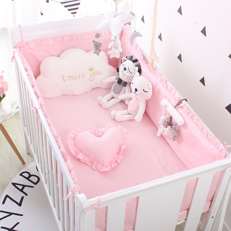 5pcs Solid Baby Bedding Set Be - Baby Nursery Sale ulasan dan harga