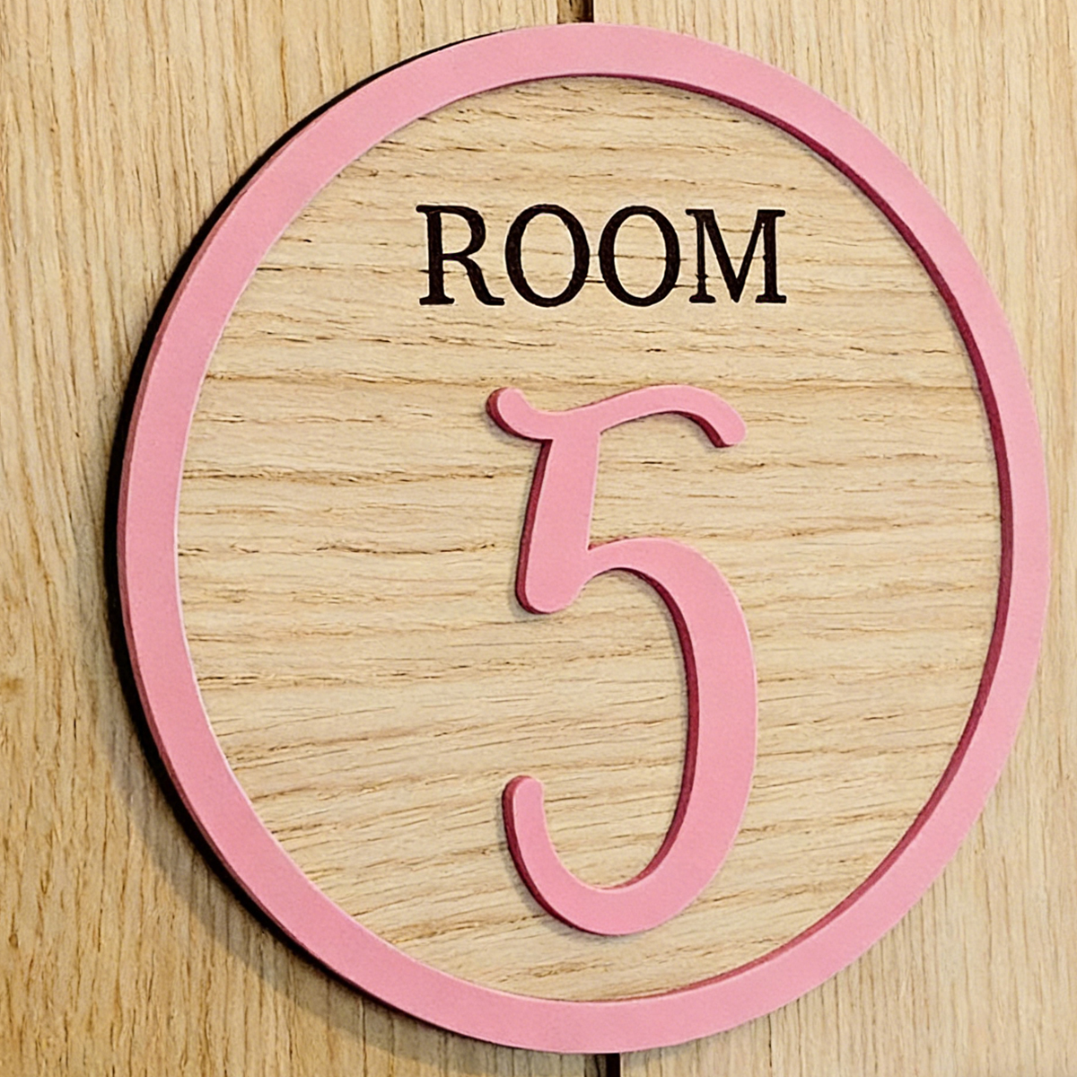 1Pc Cutom Pink Room Number Woo - Baby Nursery Decorations ulasan dan harga