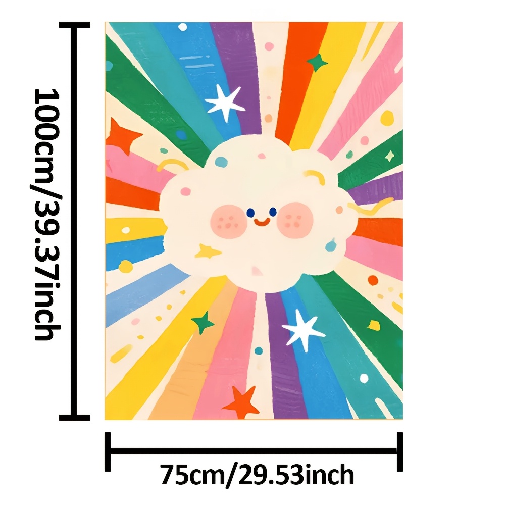 Super Cute Rainbow Cloud Blank - Baby Nursery Hospital ulasan dan harga