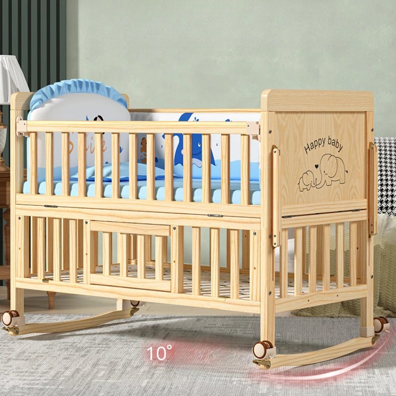 Solid wood multifunctional new - Baby Nursery Trolley ulasan dan harga