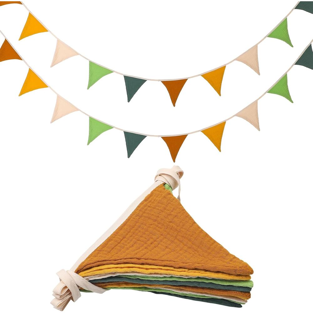 7.75ft Vintage-Colored Pennant - Baby Nursery Vintage Decor ulasan dan harga