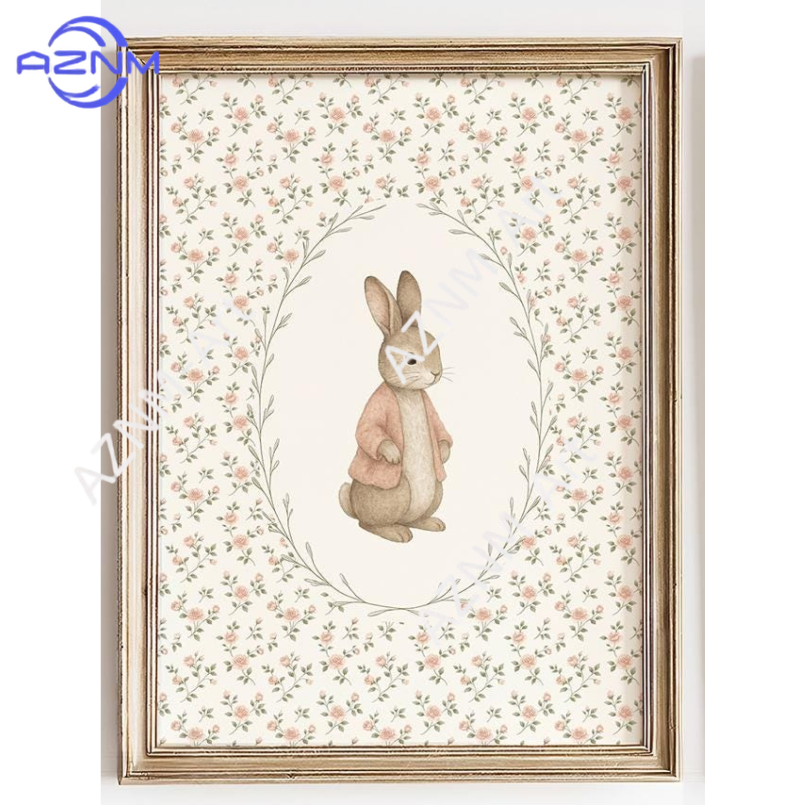 1/2Pcs Goose & Bunny Nursery W - Baby Nursery Vintage Decor ulasan dan harga