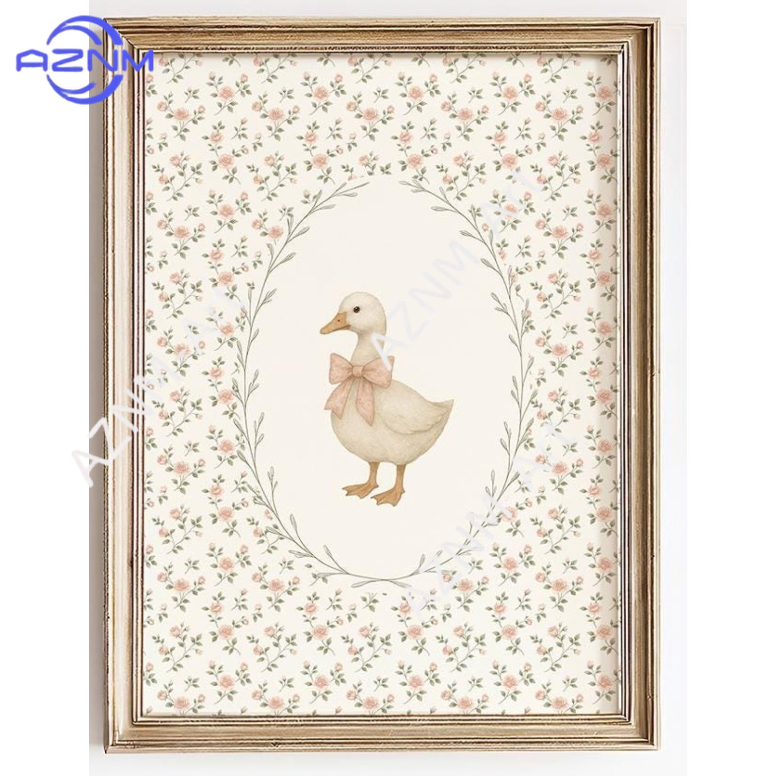1/2Pcs Goose & Bunny Nursery W - Baby Nursery Vintage Decor ulasan dan harga