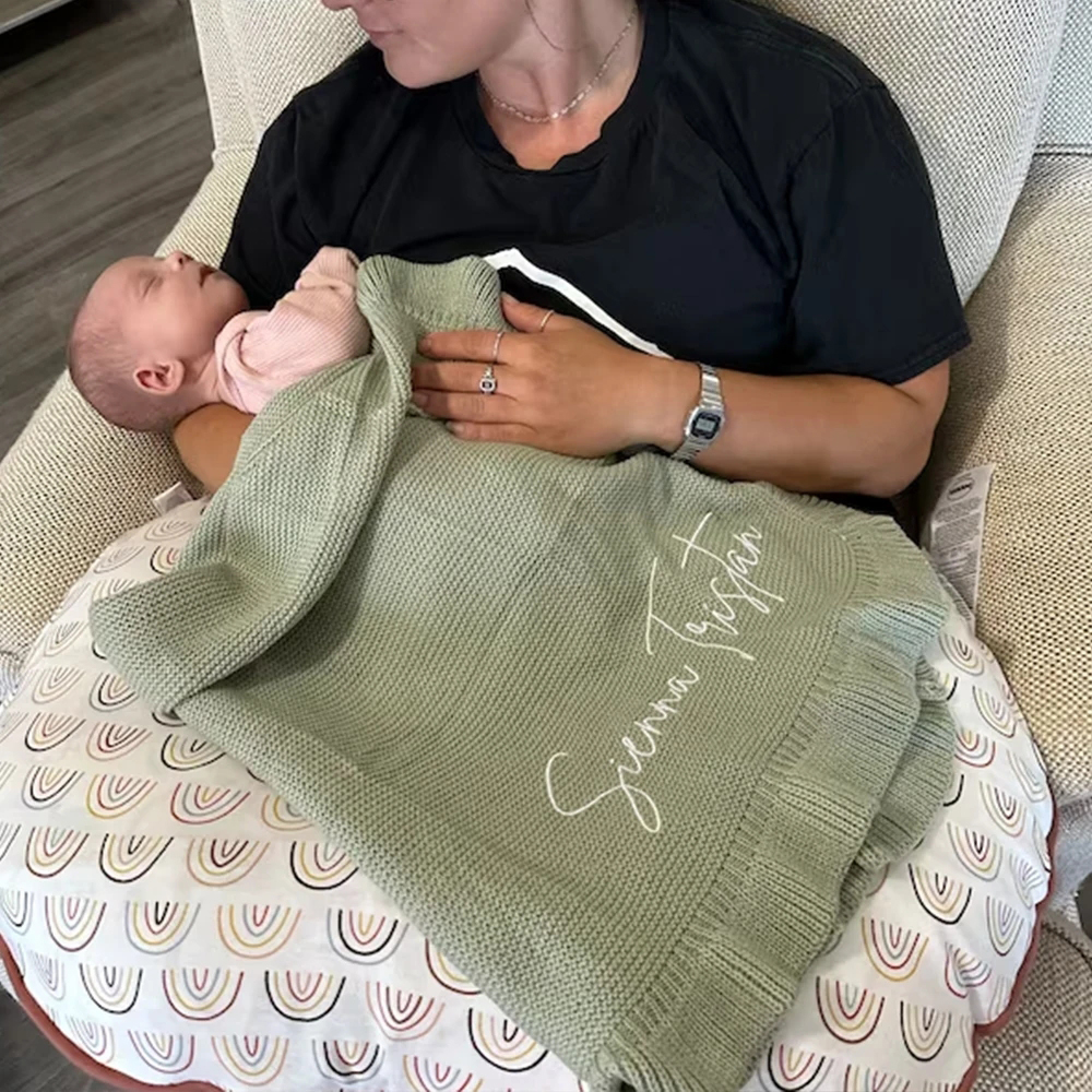 Embroidered Baby Blanket Custo - Baby Nursery Hospital ulasan dan harga