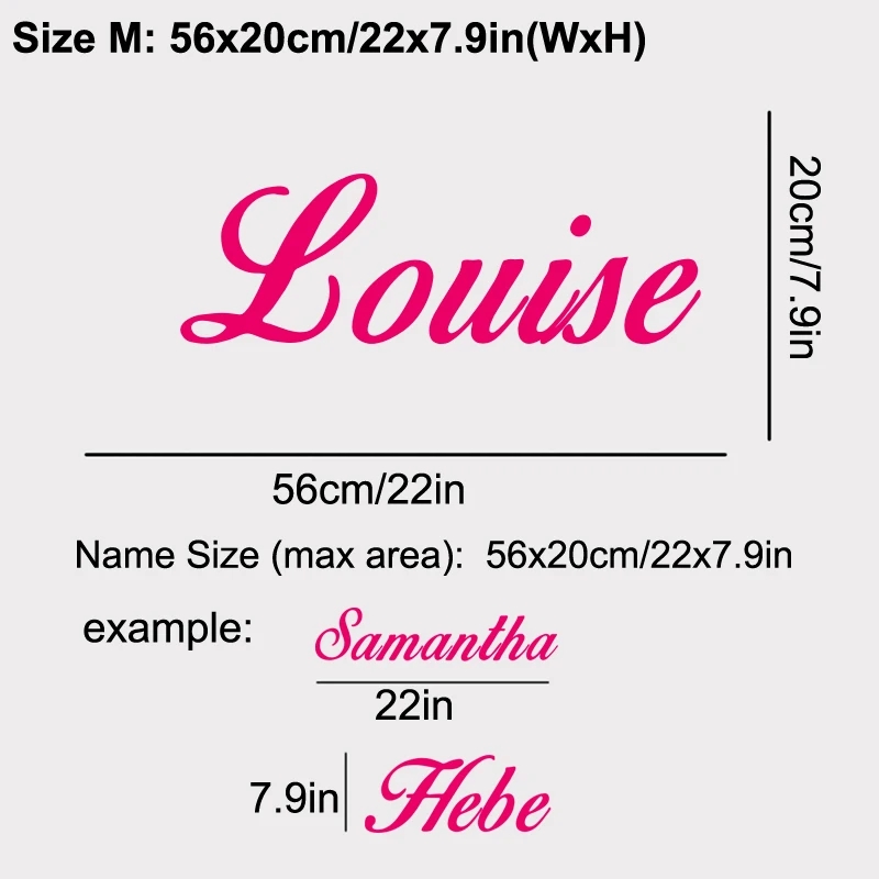 YOUR TEXT Vinyl Decal Sticker  - Baby Nursery Labels ulasan dan harga