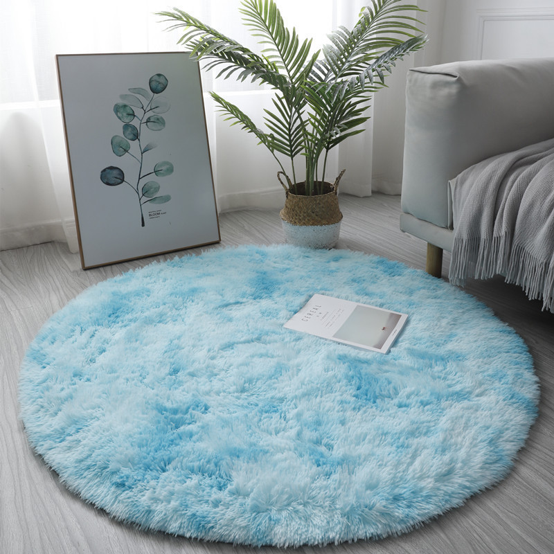 Super Soft Fluffy Round Rug Pl - Baby Nursery Mat ulasan dan harga