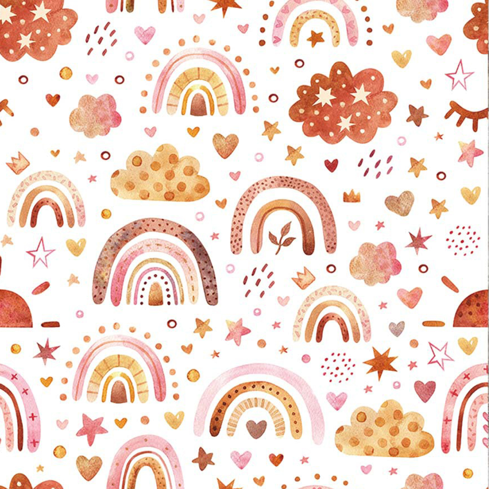 Rainbow Wallpaper Peel and Sti - Baby Nursery Peel And Stick Wallpaper ulasan dan harga