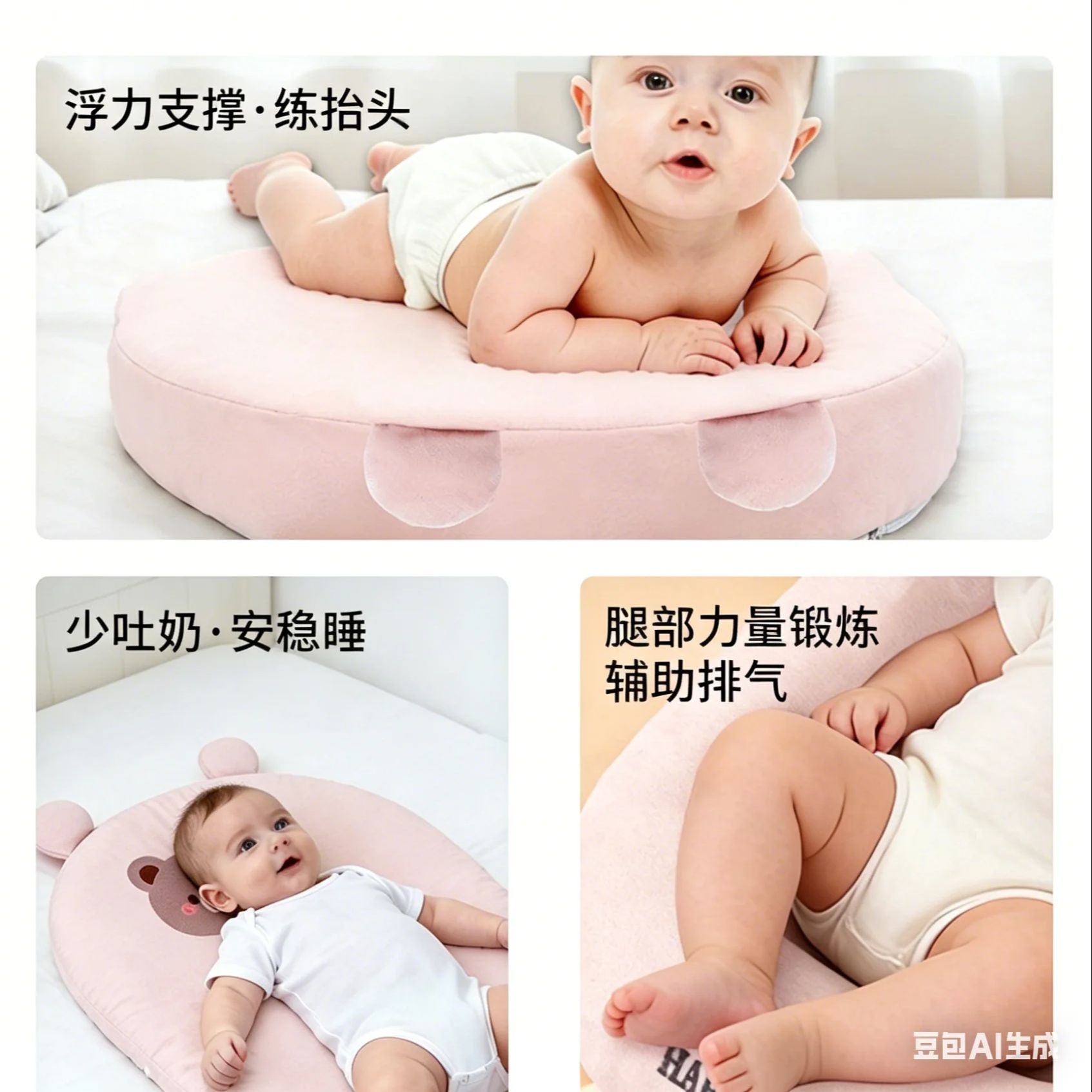 Comfortable Baby Lying Positio - Baby Nursery Pillow ulasan dan harga