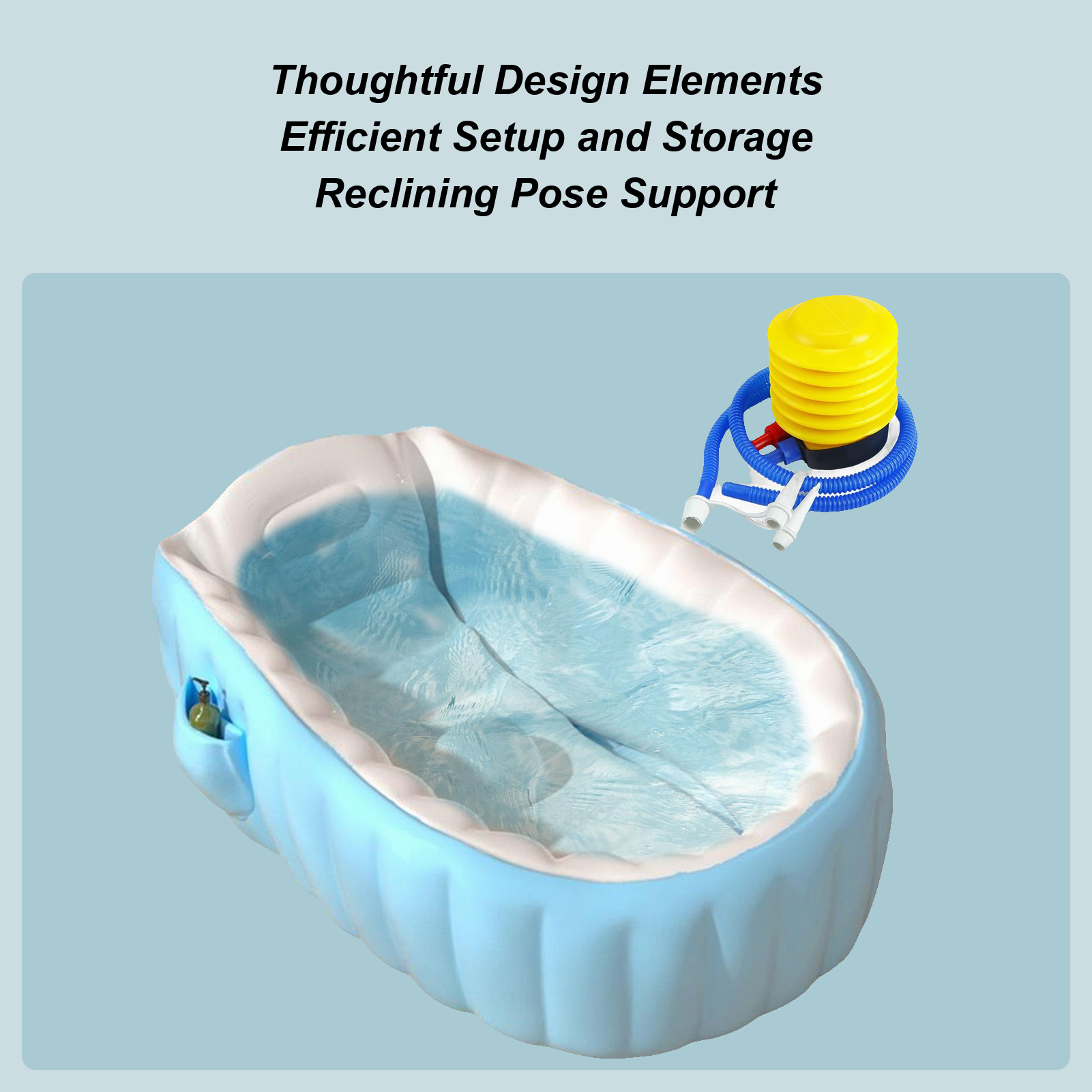 Inflatable Bathtub Baby Blow U - Baby Nursery Must Haves ulasan dan harga