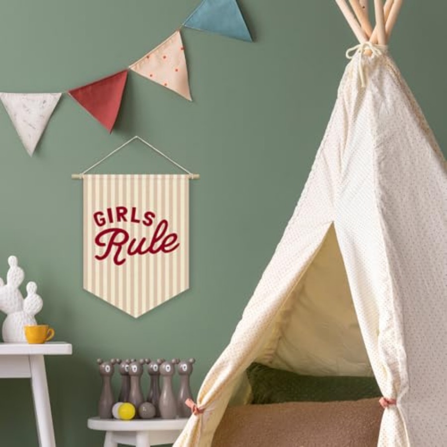 Vintage Girls Rule Girls Room  - Baby Nursery Vintage Decor ulasan dan harga