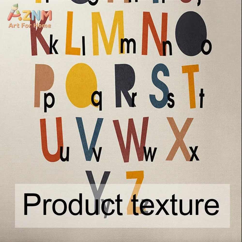 Rainbow Alphabet Poster Educat - Baby Nursery Products ulasan dan harga