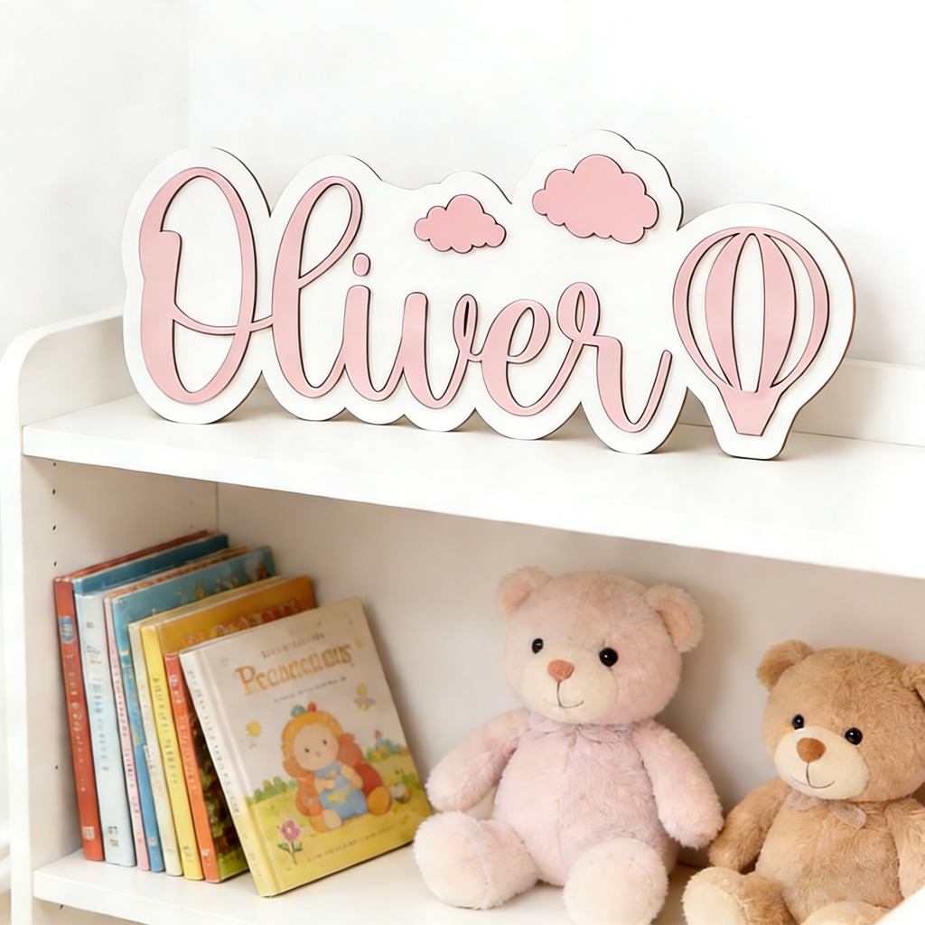 Personalized Custom Wooden Nam - Baby Nursery Decor Girl ulasan dan harga