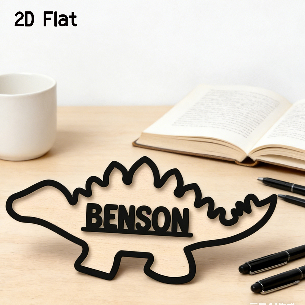1Pc Cutom Dinosaur Wooden Acry - Baby Nursery Decorations ulasan dan harga