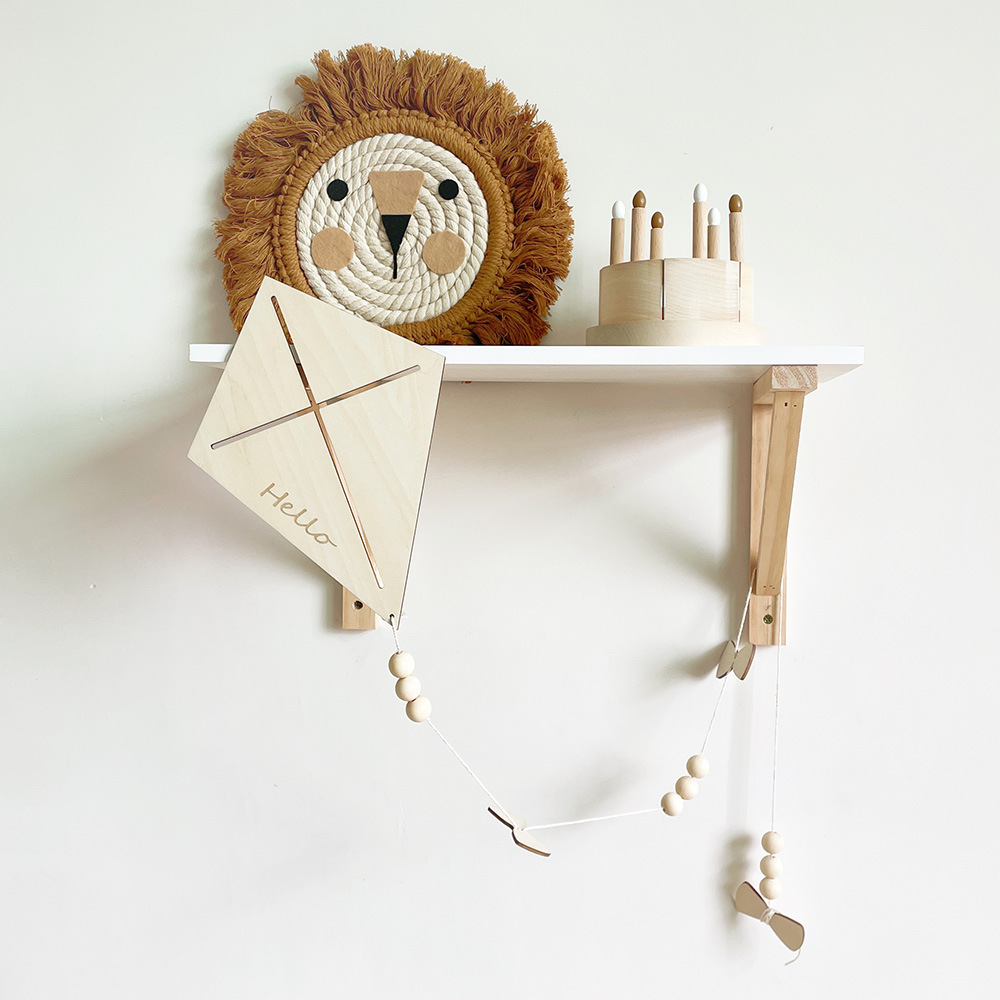 INS Nordic Wooden Kite Wall Or - Baby Nursery Products ulasan dan harga