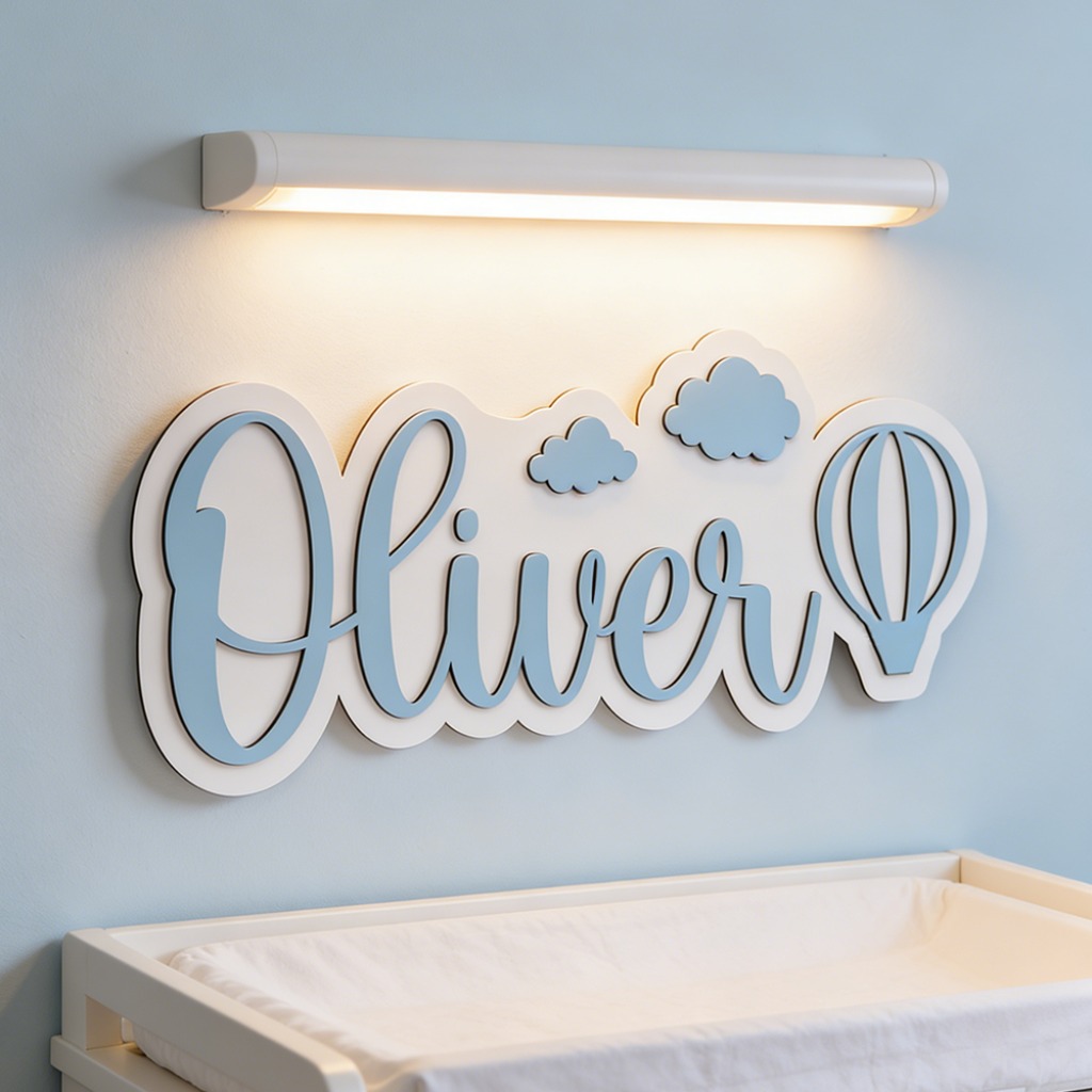 Personalized Custom Wooden Nam - Baby Nursery Decor Girl ulasan dan harga