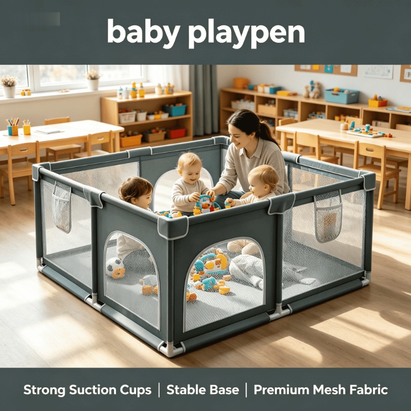 Nursery Home Travel Playground - Baby Nursery Mat ulasan dan harga