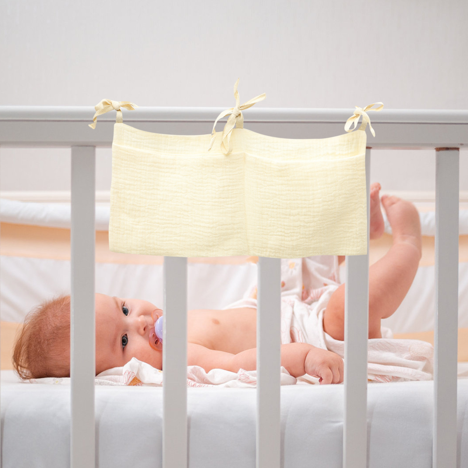 Baby Crib Hanging Storage Bag  - Baby Nursery Organizer ulasan dan harga