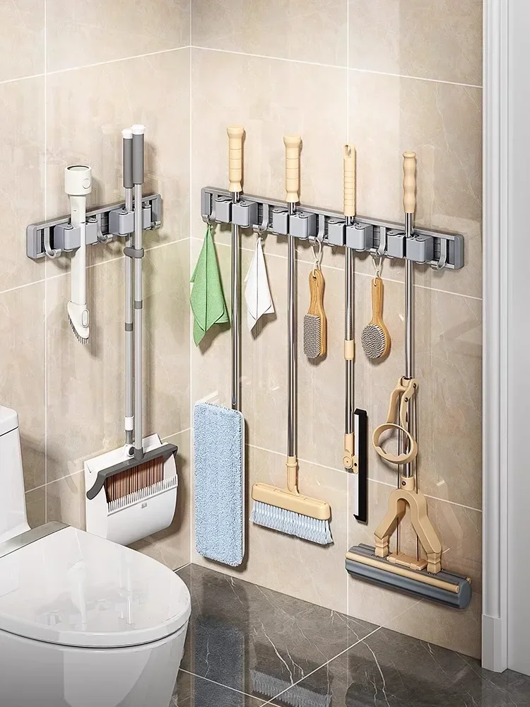 Mop and Broom Organizer Mop Ho - Baby Nursery Organizer ulasan dan harga