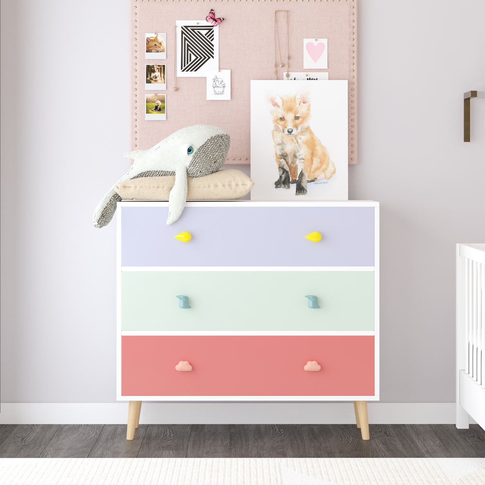 Kids 3-Drawer Dresser - Baby N - Baby Nursery Co ulasan dan harga