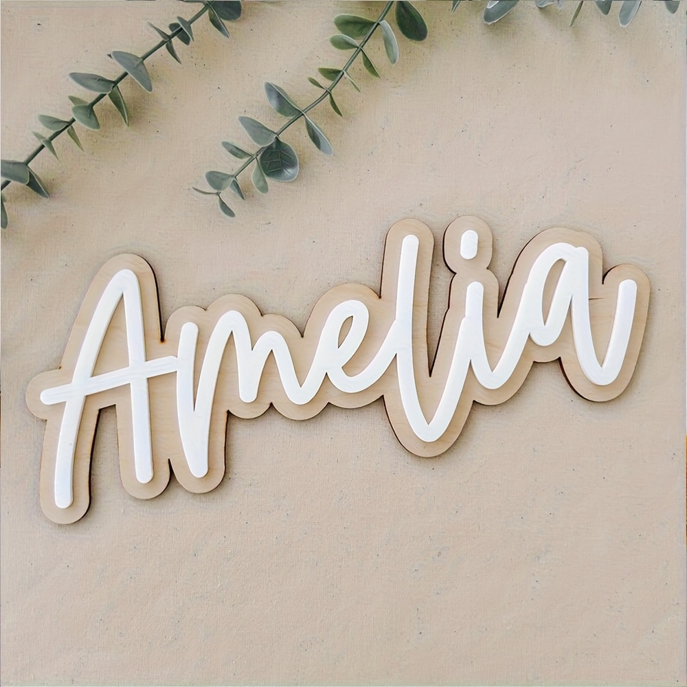 Customizable Double-Layered Wo - Baby Nursery Decor Girl ulasan dan harga